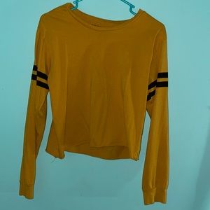 Mustard crop top